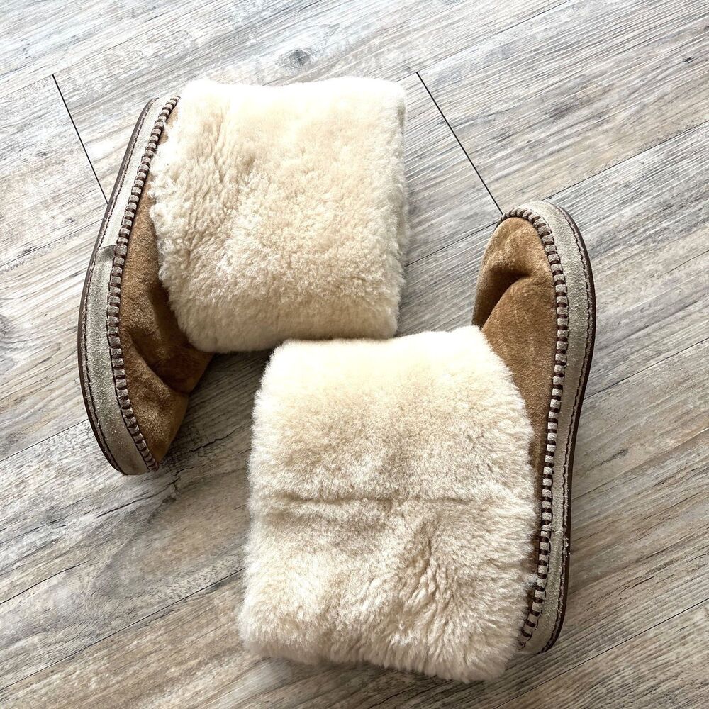UGG KESTREL SUEDE SHEARLING CHESTNUT BOOTS Women's 10 Fluffy Warm Winter